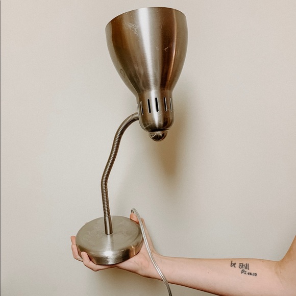 Silver Desk Lamp - Picture 2 of 2